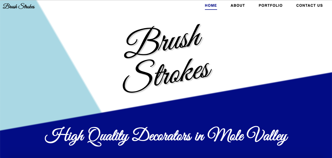 Brush strokes website